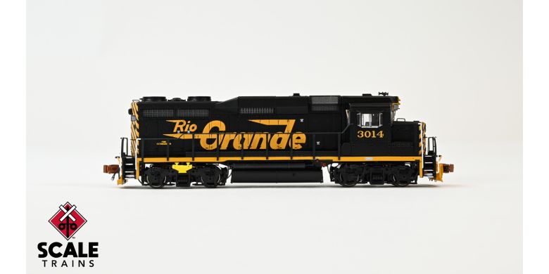ScaleTrains SXT39967 EMD GP30, Rio Grande/Large Billboard Lettering #3014 DCC & Sound N Scale