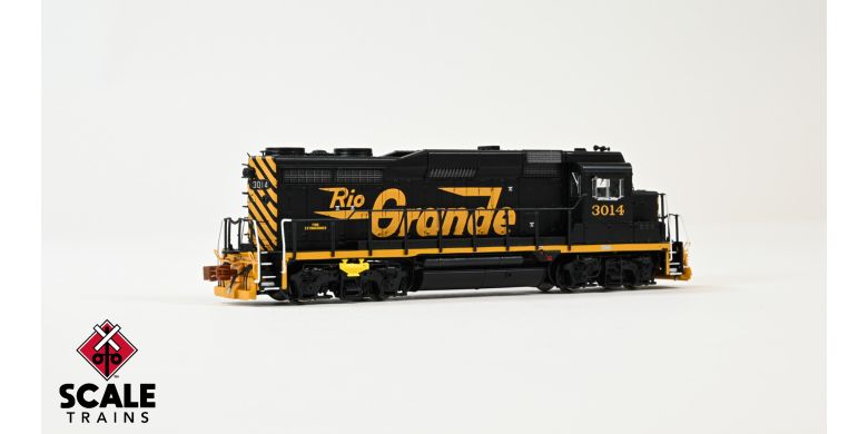 ScaleTrains SXT39967 EMD GP30, Rio Grande/Large Billboard Lettering #3014 DCC & Sound N Scale
