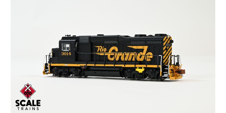 ScaleTrains SXT39967 EMD GP30, Rio Grande/Large Billboard Lettering #3014 DCC & Sound N Scale