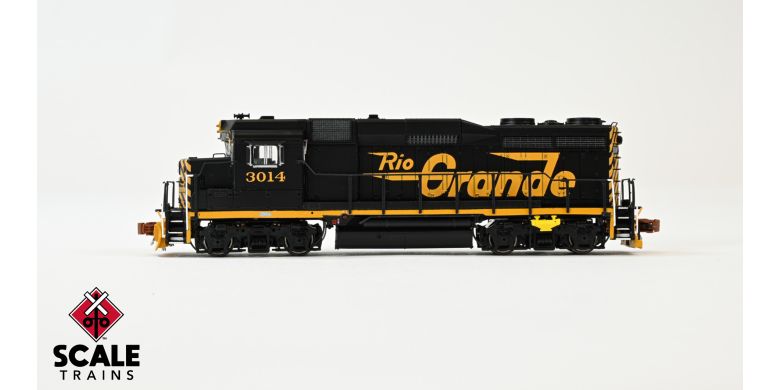 ScaleTrains SXT39967 EMD GP30, Rio Grande/Large Billboard Lettering #3014 DCC & Sound N Scale