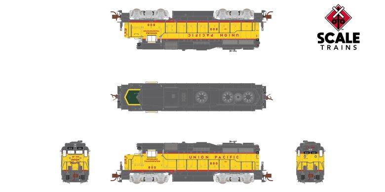 ScaleTrains SXT39995 EMD GP30, Union Pacific/Dependable Transportation #800 DCC & Sound N Scale