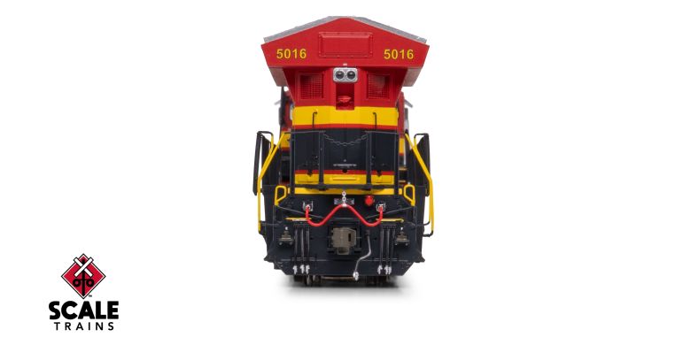 ScaleTrains SXT40376 Scale GE ET44AC, Kansas City Southern/Belle #5016 DCC & Sound HO Scale