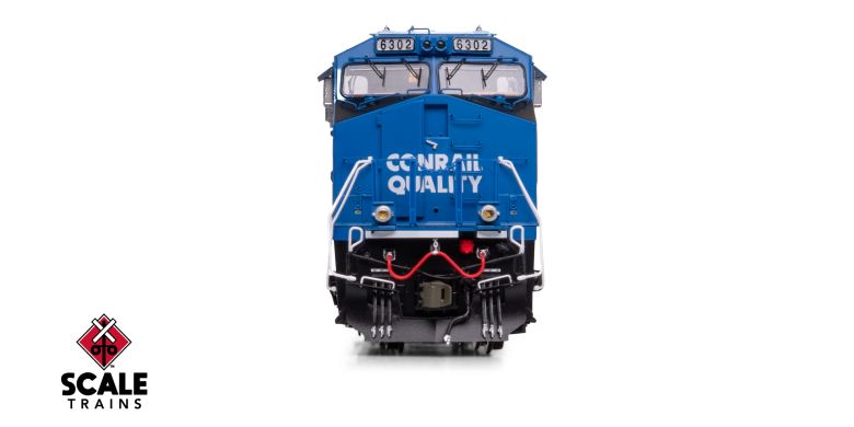 ScaleTrains SXT40579 GE ET44AC, Conrail/Quality #6302 DCC & Sound HO Scale