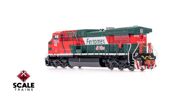 ScaleTrains SXT40625 GE AC4400CW, Ferromex/Diabla/Diexanos #4560 DCC & Sound N Scale