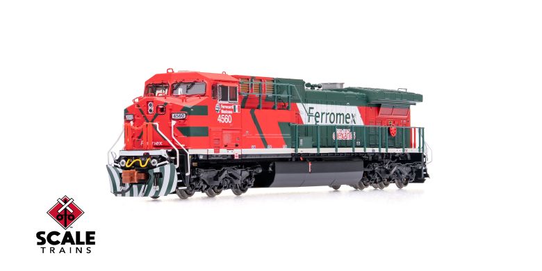 ScaleTrains SXT40625 GE AC4400CW, Ferromex/Diabla/Diexanos #4560 DCC & Sound N Scale
