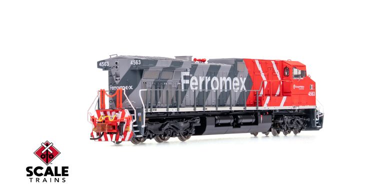 ScaleTrains SXT40629 GE AC4400CW, Ferromex/Zebra #4563 DCC & Sound N Scale