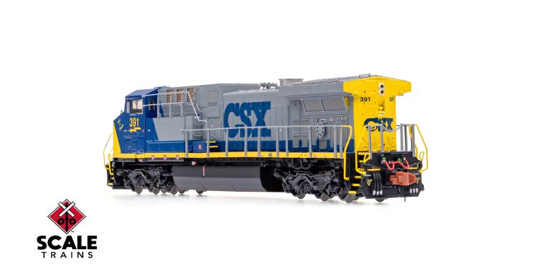 ScaleTrains SXT40645 GE AC4400CW, CSX/YN2/Spirit of Dante/CSXT #391 DCC & Sound N Scale