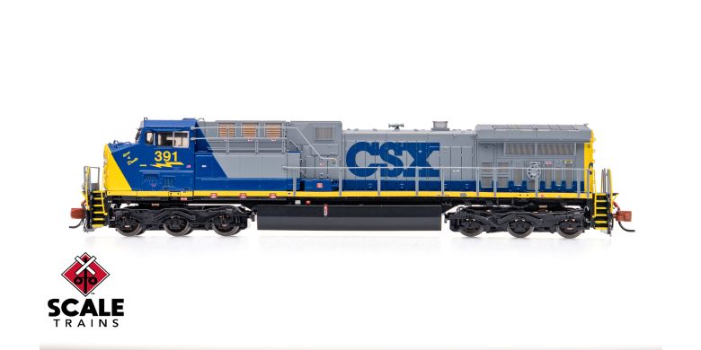 ScaleTrains SXT40645 GE AC4400CW, CSX/YN2/Spirit of Dante/CSXT #391 DCC & Sound N Scale
