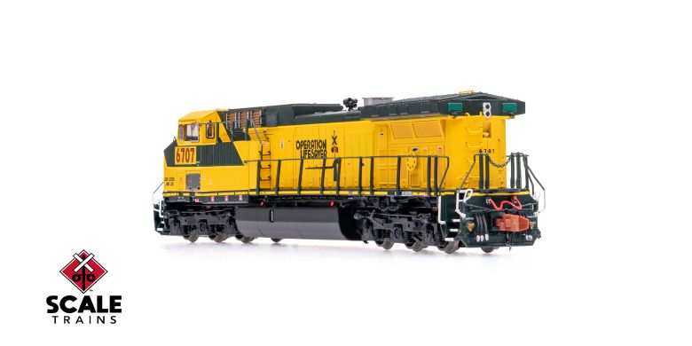 ScaleTrains SXT40659 GE AC4400CW, Union Pacific/ex-C&NW/Operation Lifesaver/Patched #6710 DCC & Sound N Scale