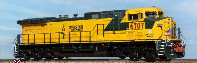 ScaleTrains SXT40659 GE AC4400CW, Union Pacific/ex-C&NW/Operation Lifesaver/Patched #6710 DCC & Sound N Scale