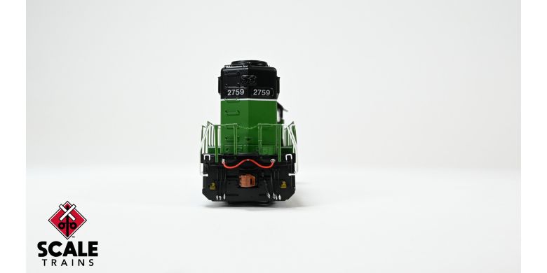 Scaletrains Rivet Counter SXT40929 EMD GP39E, BN Burlington Northern/White Face/Strobe Lights #2759 DCC & Sound HO Scale
