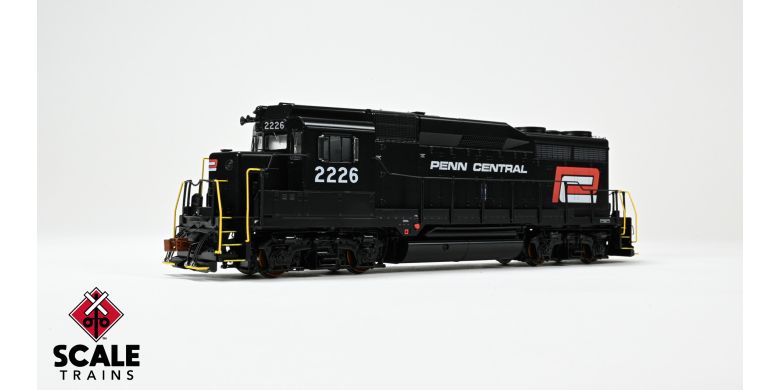 Scaletrains Rivet Counter SXT40971 EMD GP30 Phase Ie, PC Penn Central/Red and White Logo #2226 DCC & Sound HO Scale