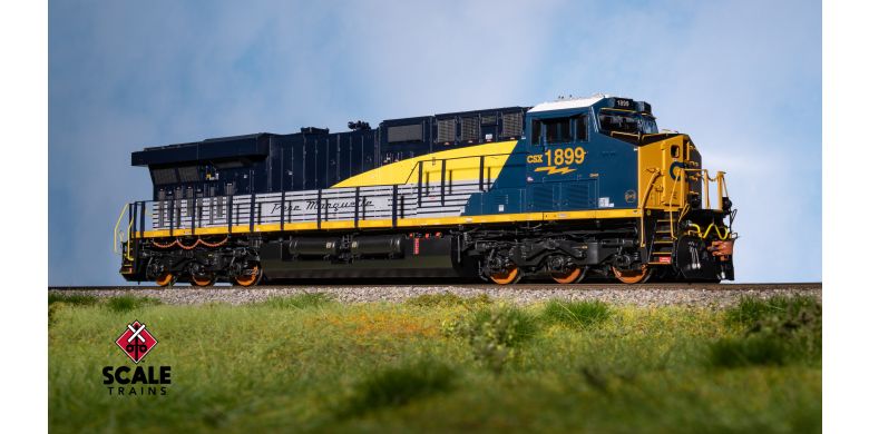 Scaletrains SXT41074 GE ES44AH - CSX/Heritage/Pere Marquette/PM #1899 - ESU v5.0 DCC & Sound HO Scale