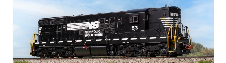 Scaletrains SXT41184 EMD SD9M, NS Norfolk Southern/Thoroughbred/Ditch Lights #54 - ESU v5.0 DCC & Sound HO Scale