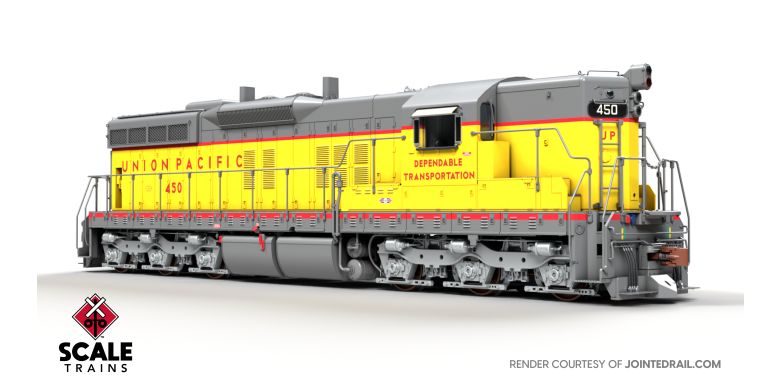 Scaletrains SXT41202 EMD SD7, UP Union Pacific/Dependable Transportation #450 - ESU v5.0 DCC & Sound HO Scale