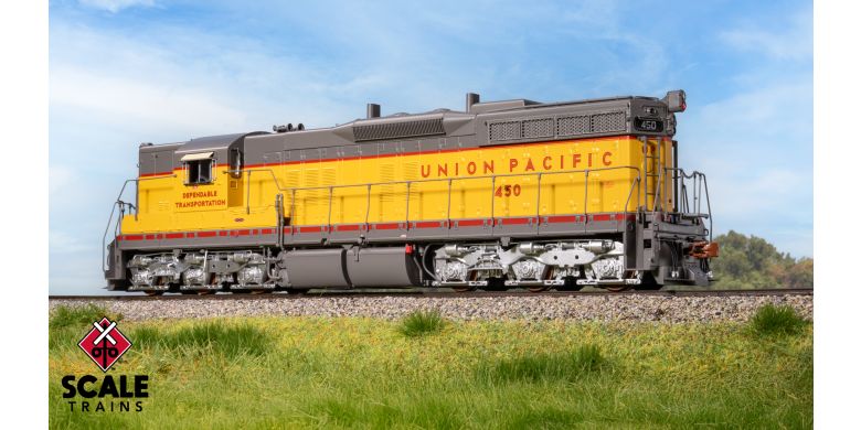 Scaletrains SXT41202 EMD SD7, UP Union Pacific/Dependable Transportation #450 - ESU v5.0 DCC & Sound HO Scale