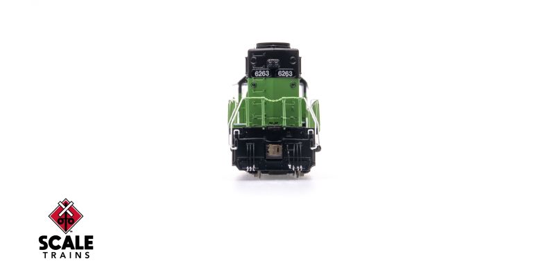 Scaletrains SXT41230 EMD SD38-2 w/o Dynamic Brakes, Burlington Northern #6263 - ESU v5.0 DCC & Sound HO Scale