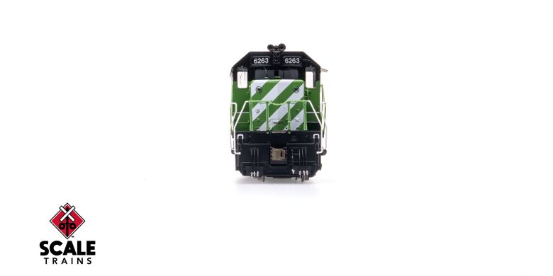 Scaletrains SXT41230 EMD SD38-2 w/o Dynamic Brakes, Burlington Northern #6263 - ESU v5.0 DCC & Sound HO Scale
