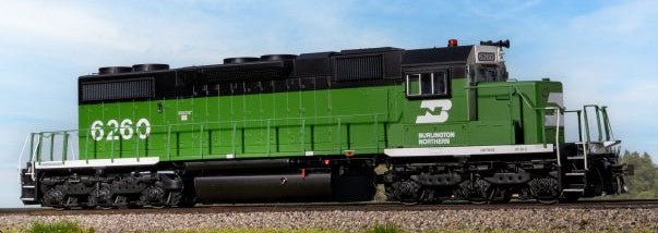Scaletrains SXT41234 EMD SD38-2, Burlington Northern/White Face/Beacon #6262 - ESU v5.0 DCC & Sound HO Scale