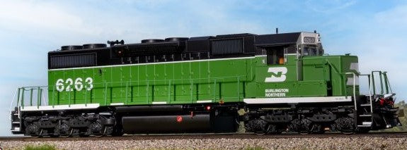 Scaletrains SXT41236 EMD SD38-2, Burlington Northern/White Face/No Beacon #6262 - ESU v5.0 DCC & Sound HO Scale