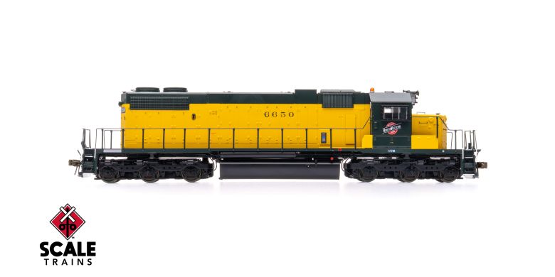 Scaletrains SXT41250 EMD SD38-2, Chicago & North Western/OY/Employee Owned #6650 - ESU v5.0 DCC & Sound HO Scale