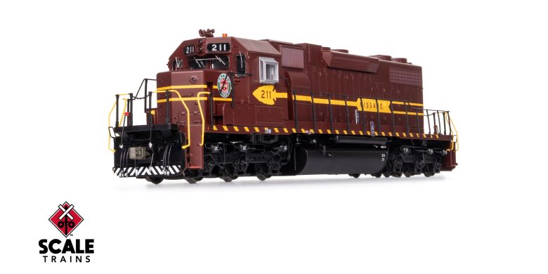 Scaletrains SXT41264 EMD SD38-2, Duluth Missabe & Iron Range/DM&IR/Maroon Lettering #211 - ESU v5.0 DCC & Sound HO Scale