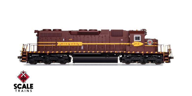 Scaletrains SXT41266 EMD SD38-2, Duluth Missabe & Iron Range/DM&IR/Red Lettering #212 - ESU v5.0 DCC & Sound HO Scale