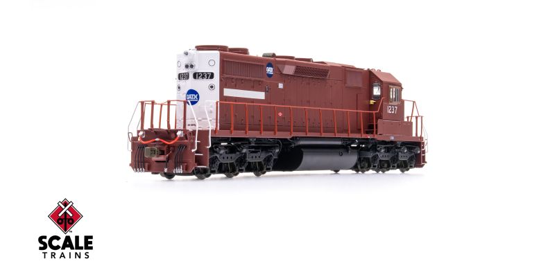 Scaletrains SXT41278 EMD SD38-2, GATX/ex-Reserve Mining/Patched White Stripe #1244 - ESU v5.0 DCC & Sound HO Scale