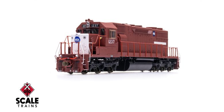 Scaletrains SXT41278 EMD SD38-2, GATX/ex-Reserve Mining/Patched White Stripe #1244 - ESU v5.0 DCC & Sound HO Scale