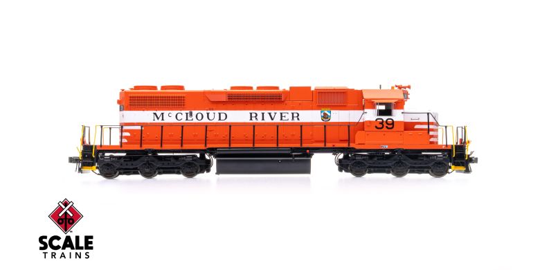 Scaletrains SXT41282 EMD SD38-2, McCloud River Railroad #39 - ESU v5.0 DCC & Sound HO Scale