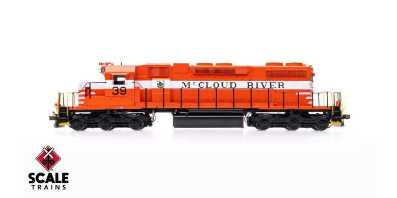 Scaletrains SXT41282 EMD SD38-2, McCloud River Railroad #39 - ESU v5.0 DCC & Sound HO Scale