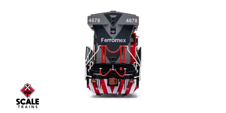 Scaletrains SXT41445 GE ES44AH - Ferromex/Zebra #4678 - ESU v5.0 DCC & Sound HO Scale