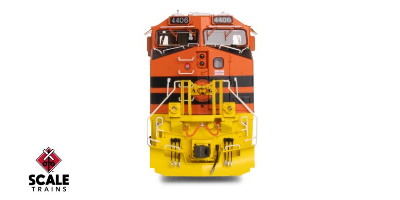 Scaletrains SXT41521 GE DASH 9-44CW, Alabama & Gulf Coast/Black Replacement HVAC #4406 - ESU v5.0 DCC & Sound HO Scale