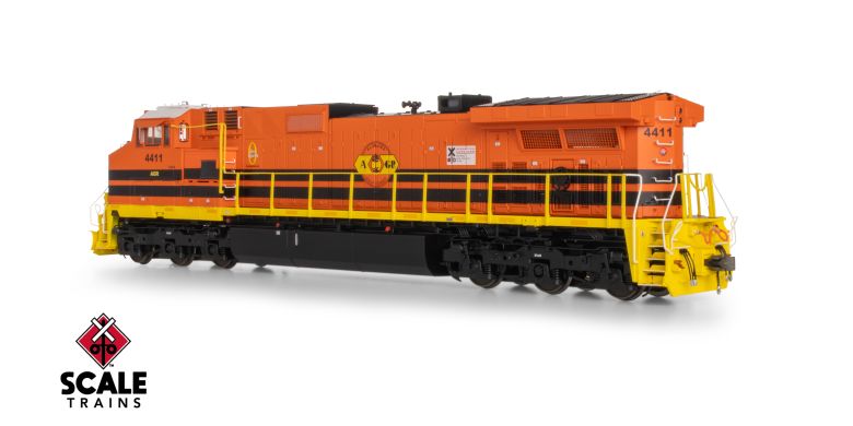 Scaletrains SXT41525 GE DASH 9-44CW, Alabama & Gulf Coast #4412 - ESU v5.0 DCC & Sound HO Scale