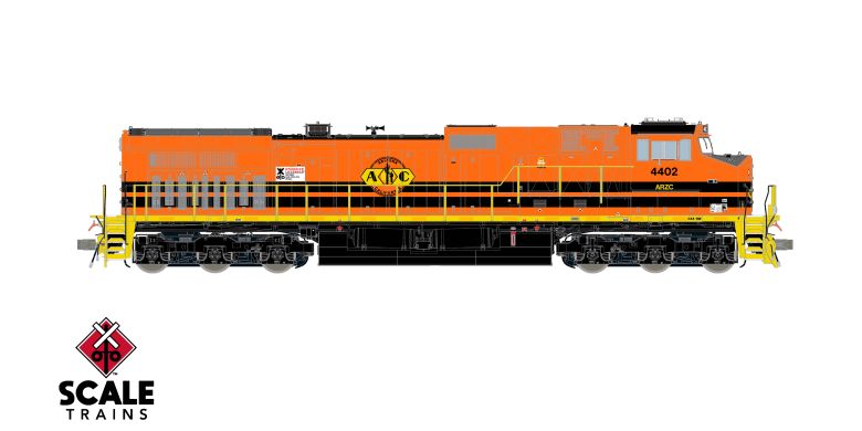 Scaletrains SXT41531 GE DASH 9-44CW, Arizona & California #4402 - ESU v5.0 DCC & Sound HO Scale