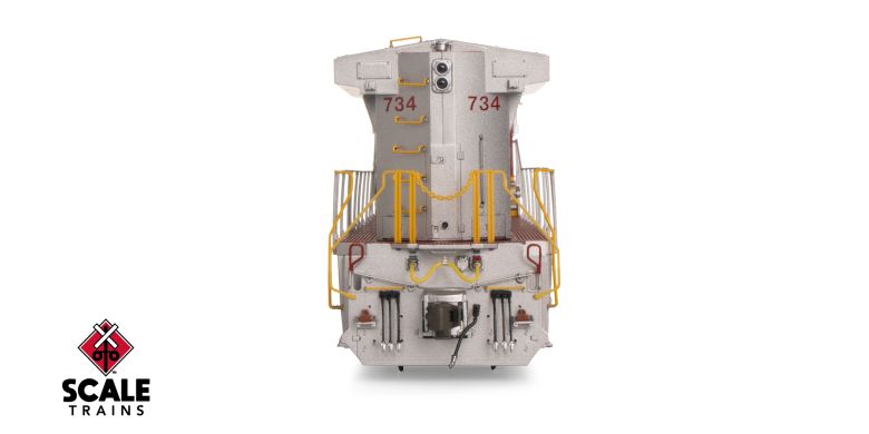 Scaletrains SXT41539 GE DASH 9-44CW, BNSF/Warbonnet/BNSF Nose Lettering #734 - ESU v5.0 DCC & Sound HO Scale