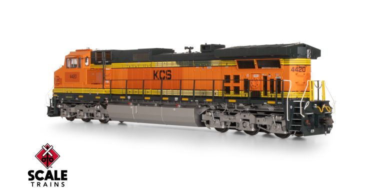 Scaletrains SXT41561 GE DASH 9-44CW, Kansas City Southern/ex-BNSF Heritage II Patched #4420 - ESU v5.0 DCC & Sound HO Scale