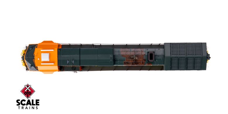 Scaletrains SXT41565 GE DASH 9-44CW, Kansas City Southern/ex-BNSF Heritage II Patched/Exhaust Burn Marks #4455 - ESU v5.0 DCC & Sound HO Scale