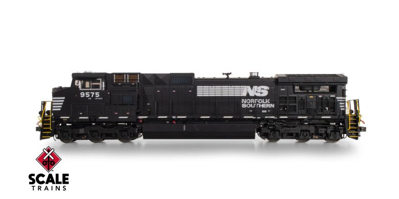 Scaletrains SXT41577 GE DASH 9-44CW, Norfolk Southern/Thoroughbred/Dashed Sill Stripe #9700 - ESU v5.0 DCC & Sound HO Scale