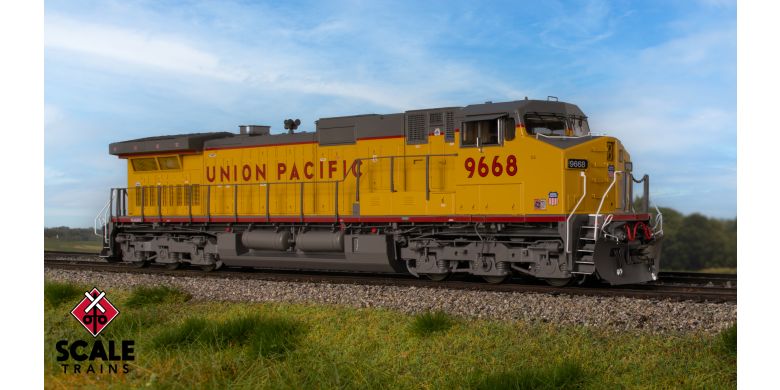 Scaletrains SXT41587 GE DASH 9-44CW, Union Pacific/Red Sill Stripe #9790 - ESU v5.0 DCC & Sound HO Scale