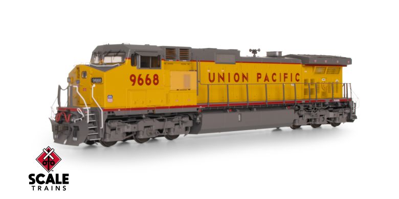 Scaletrains SXT41587 GE DASH 9-44CW, Union Pacific/Red Sill Stripe #9790 - ESU v5.0 DCC & Sound HO Scale