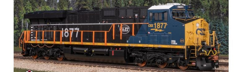 ScaleTrains SXT41617 Rivet Counter HO Scale GE ES44AH, CSX/Heritage/Chicago & Eastern Illinois/C&EI #1877 DCC & Sound HO Scale