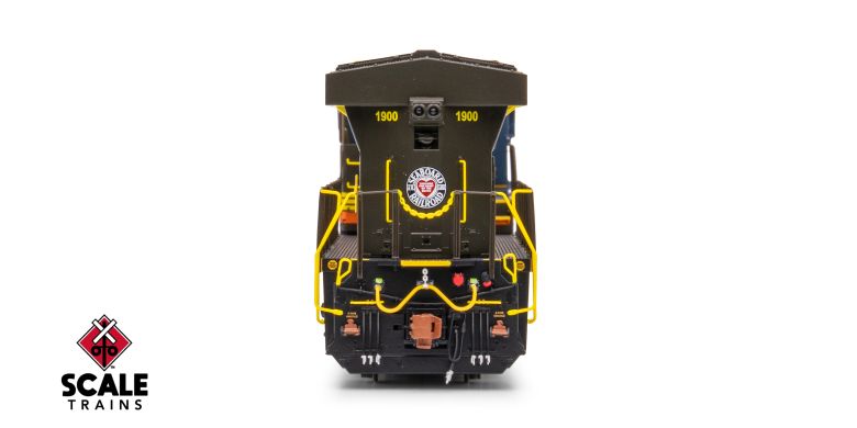 ScaleTrains SXT41619 Rivet Counter HO Scale GE ES44AH, CSX/Heritage/Seaboard Air Line/SAL #1900 DCC & Sound HO Scale