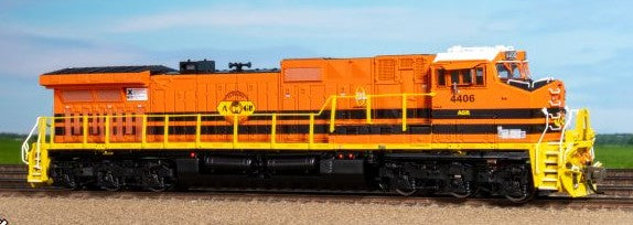 Scaletrains SXT41675 Rivet Counter GE DASH 9-44CW, Alabama & Gulf Coast/Black Replacement HVAC #4406 - DCC & Sound N Scale
