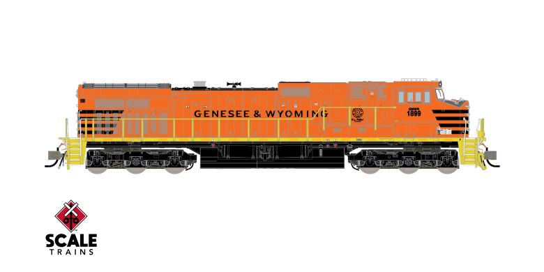 Scaletrains SXT41683 Rivet Counter GE DASH 9-44CW, Genesee & Wyoming/Heritage Unit #1899 - DCC & Sound N Scale