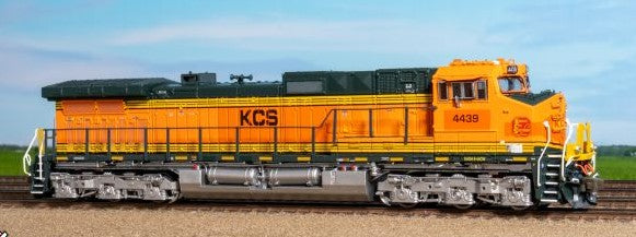 Scaletrains SXT41723 Rivet Counter GE DASH 9-44CW, Kansas City Southern/ex-BNSF Heritage II Patched/Red Replacement HVAC #4439 - DCC & Sound N Scale