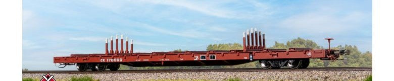 Scaletrains SXT41772 BSC F68BH Finger Rack Flatcar, Conrail #770059 HO Scale