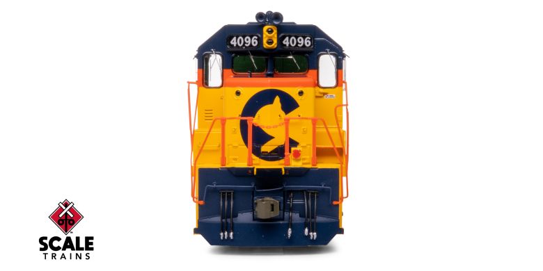 Scaletrains SXT41907 EMD GP40 GP40 Phase III, Chessie System/C&O #4099 - ESU v5.0 DCC & Sound HO Scale