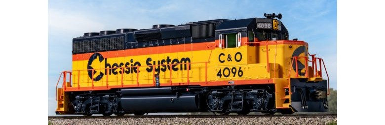 Scaletrains SXT41907 EMD GP40 GP40 Phase III, Chessie System/C&O #4099 - ESU v5.0 DCC & Sound HO Scale