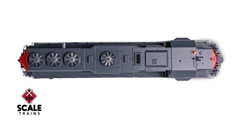 Scaletrains SXT41917 EMD GP40 Phase Ia3, Cotton Belt/Bloody Nose/Lobotomized/Stratolite Beacon #7964 - ESU v5.0 DCC & Sound HO Scale